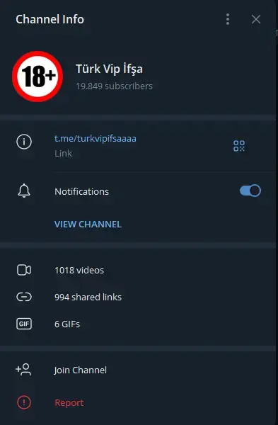 Türk Vip İfşa – Telegram Kanalı