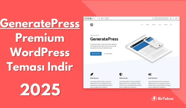 GeneratePress Premium WordPress Teması İndir - 2025