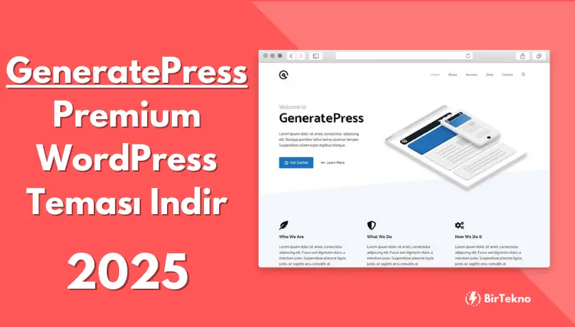 GeneratePress Premium WordPress Teması İndir – 2025 [GÜNCEL]