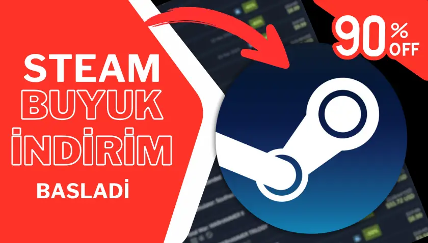 Steam Büyük İndirim Başladı! %90’a Varan Fiyat Düşüşleriyle En Ucuz Steam Oyunları