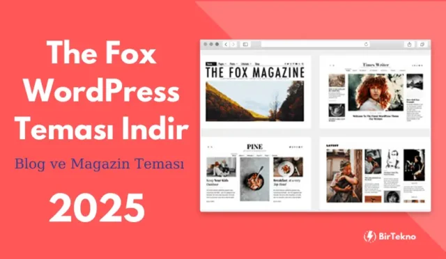 The Fox WordPress Teması İndir 2025 - Blog ve Magazin Teması 7 The Fox WordPress Teması İndir 2025 - Blog ve Magazin Teması