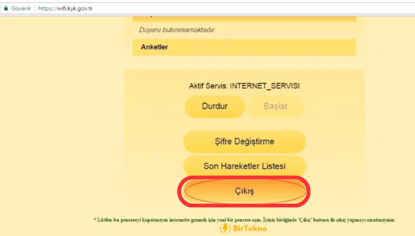 GSB WiFi Çıkış – KYK WiFi Çıkış İşlemi 2025