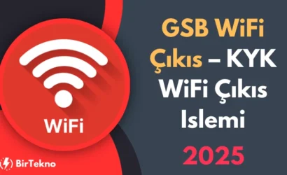 GSB WiFi Çıkış – KYK WiFi Çıkış İşlemi 2025