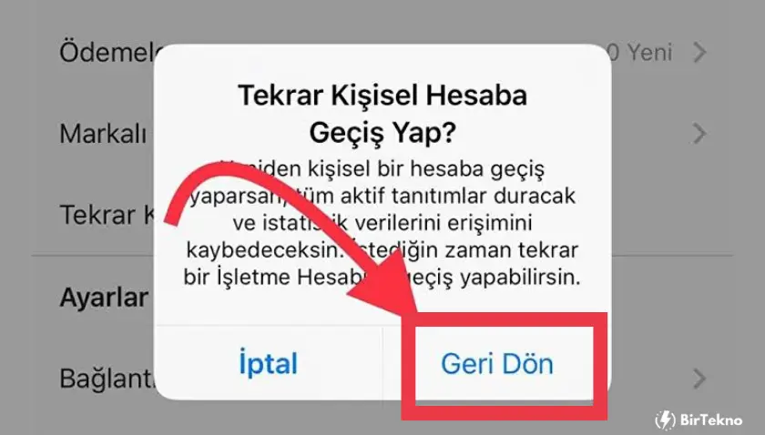 Instagram Kişisel Hesaba Nasıl Geçilir? İşletme Hesabından Kişisel Hesaba Dönme (2025)