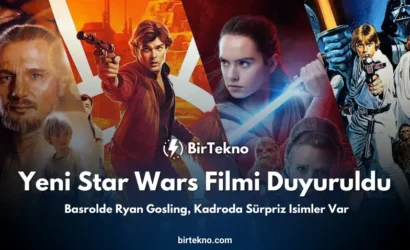 Yeni Star Wars Filmi Duyuruldu: Başrolde Ryan Gosling, Kadroda Sürpriz İsimler Var!