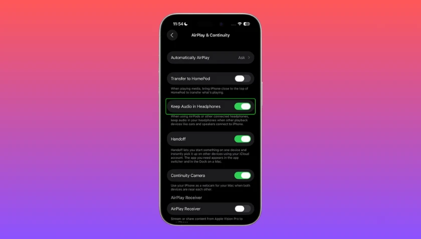 iOS 26 Ses Ayarı ile iPhone Otomatik Ses Geçişi Sorunu Çözülüyor