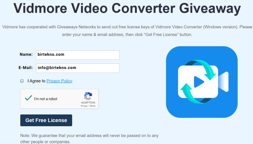 Vidmore Video Converter ücretsiz lisans – 1 Yıllık Tam Sürüm Key 2025