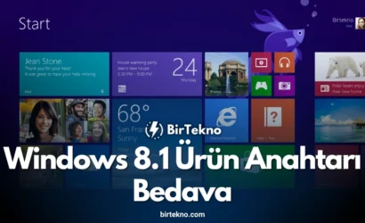 Windows 8.1 Ürün Anahtarı Bedava – 2025 Güncel Lisans Kodları