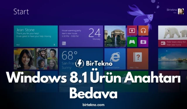 Windows 8.1 Ürün Anahtarı Bedava – 2025 Güncel Lisans Kodları