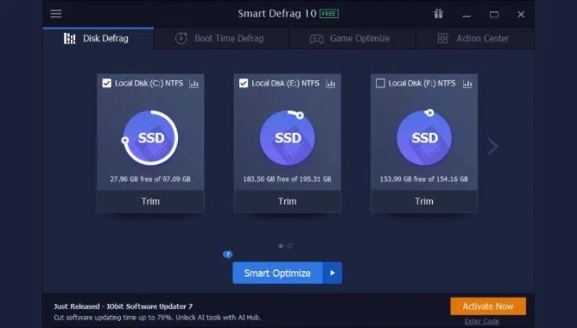 IObit Smart Defrag 10 PRO Lisans Key - Güncel 2025