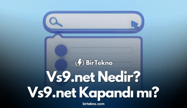 Vs9.net Nedir? Vs9.net Kapandı mı?