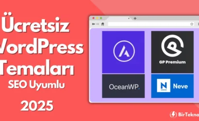 Ücretsiz WordPress Temaları 2025 - SEO Uyumlu