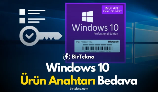 Windows 10 Ürün Anahtarı Bedava – CMD Etkinleştirme – 2026
