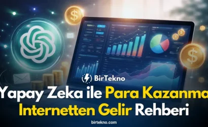 Yapay Zeka ile Para Kazanma: 2026 İnternetten Gelir Rehberi
