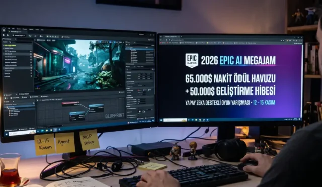 Epic Games, Yapay Zeka ile Oyun Üretene 50.000 Dolar Hibe Verecek: Epic AI MegaJam Duyuruldu